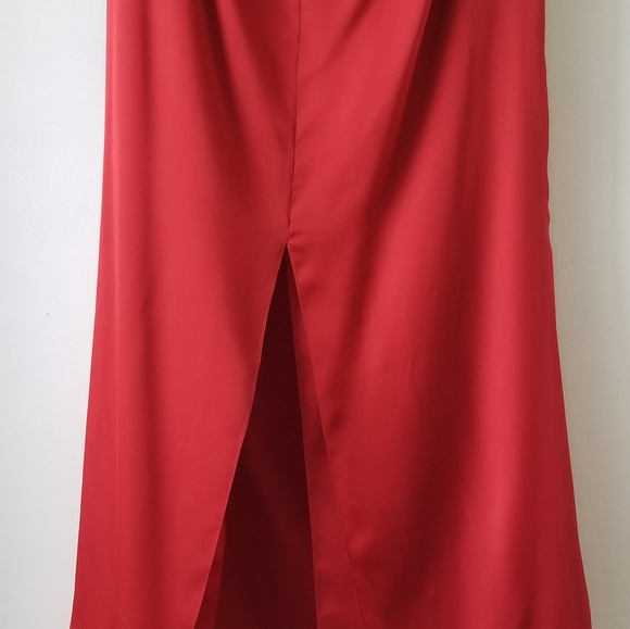 The Row Stratski red silk skirt sz 8 - Picture 4 of 7